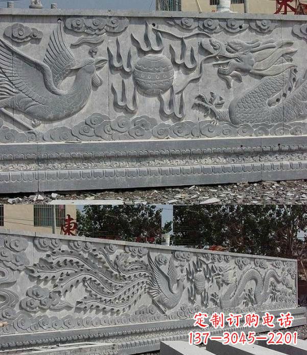 郑州精美石浮雕影壁雕塑