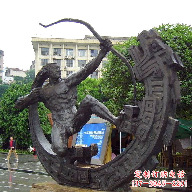 郑州传承古老神话,领略城市历史文化:后羿射日…