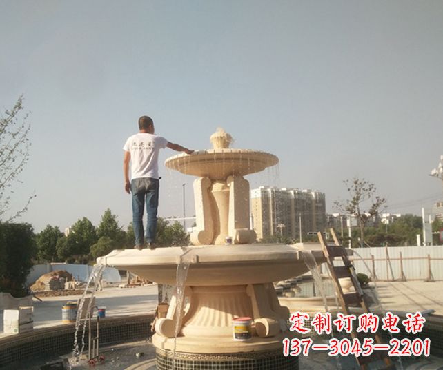 郑州艺术喷泉石雕,实现室外屋顶空间美化
