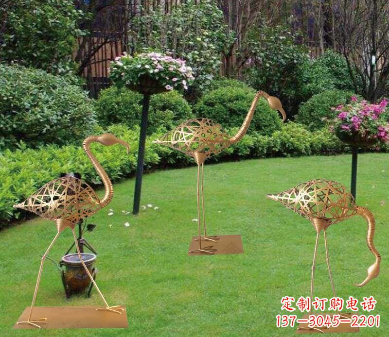 郑州户外火烈鸟雕塑
