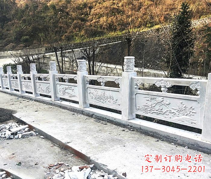 郑州景区大理石栏杆石雕 (2)