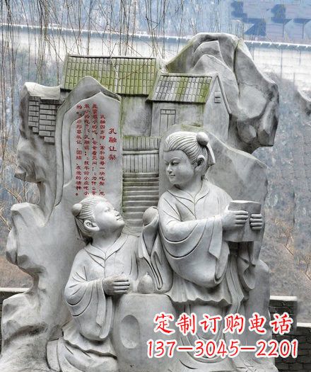 郑州经典·孔融雕塑，一件艺术之作