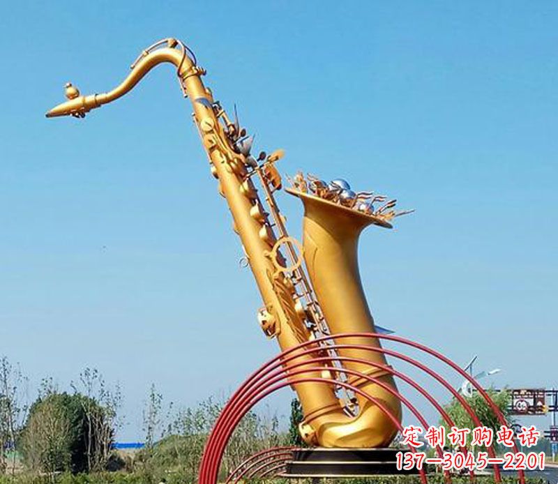 郑州中领雕塑:萨克斯铜雕高质量制作