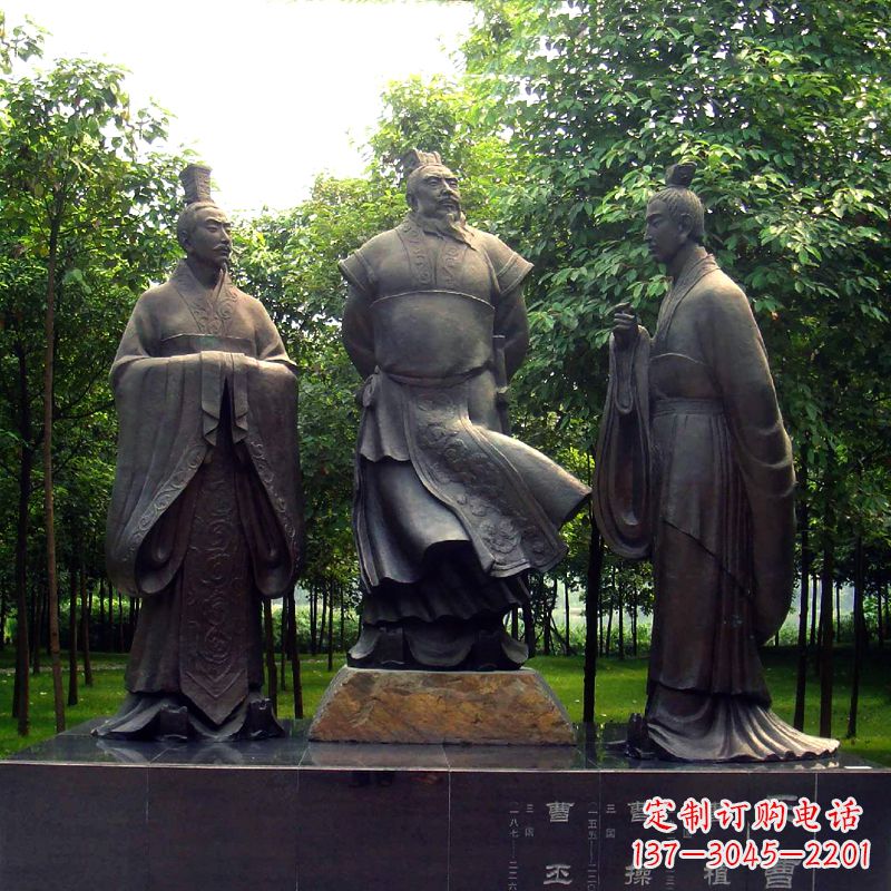 郑州精美曹丕雕塑,彰显伟绩!