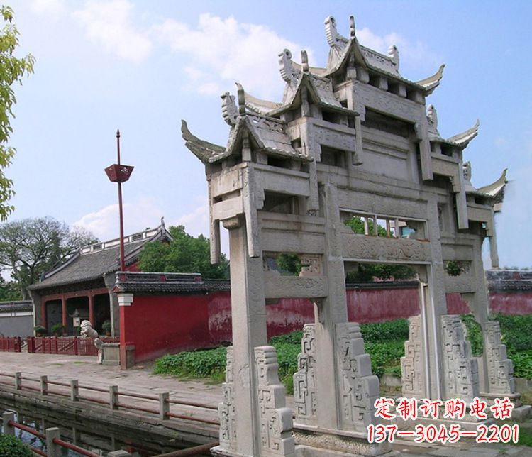 郑州专业大型牌坊石雕制作