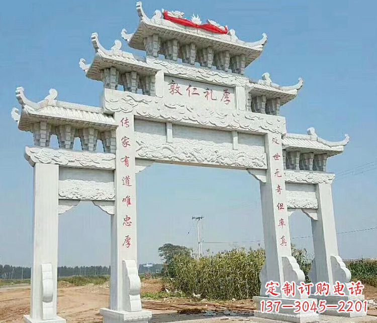 郑州牌坊石雕,装点你的生活