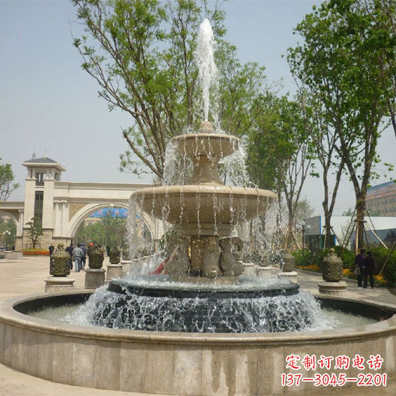 郑州石雕音乐喷泉