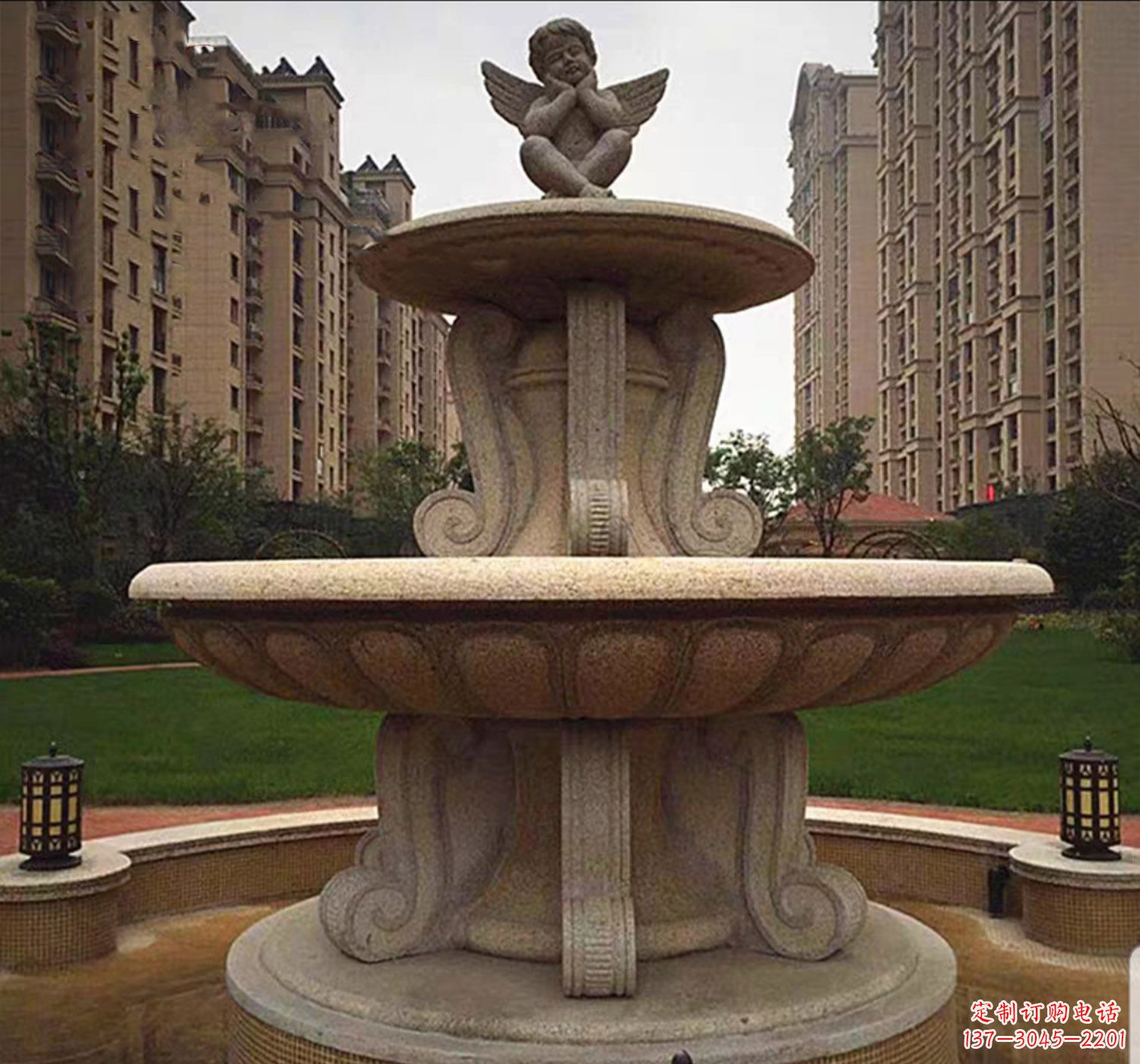 郑州石雕鱼喷泉