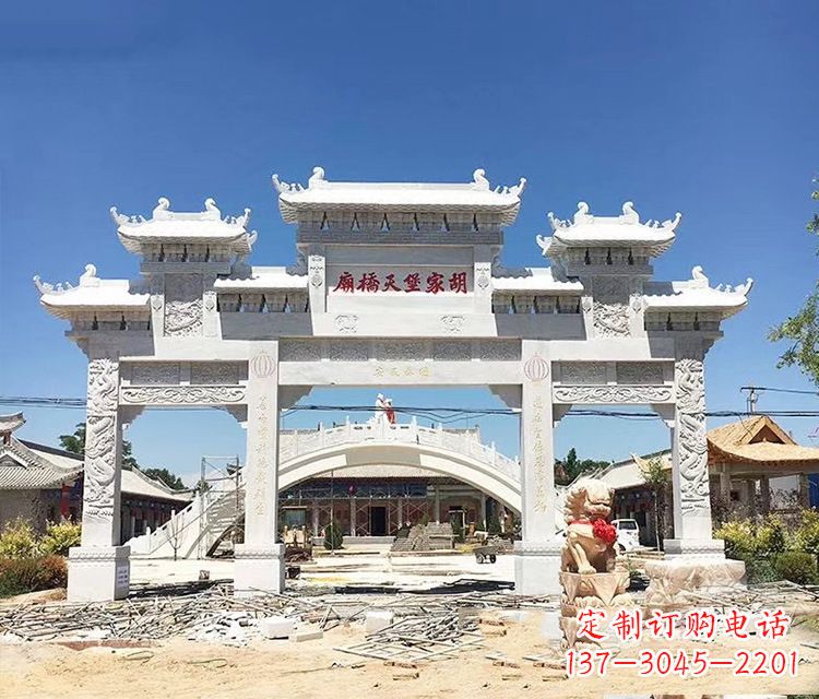 郑州石牌坊的雕刻