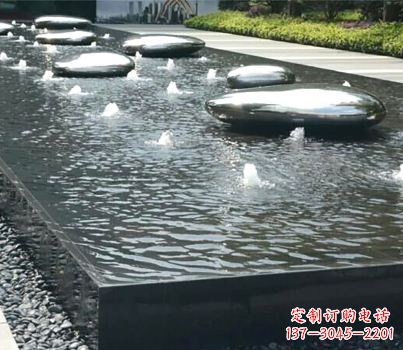 郑州水滴水池不锈钢雕塑