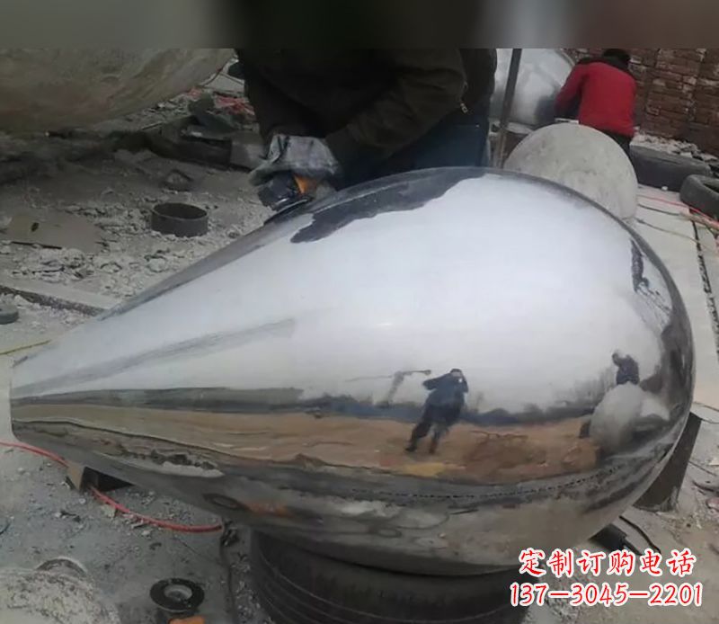 郑州水滴不锈钢商场雕塑