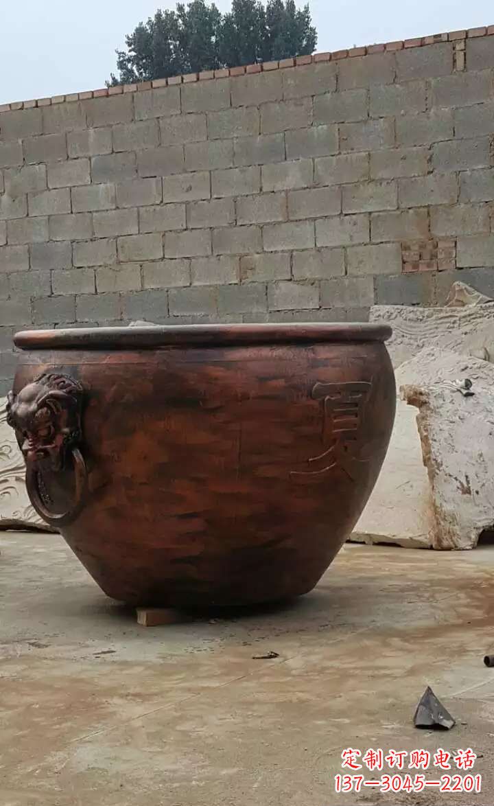 郑州水缸铜雕