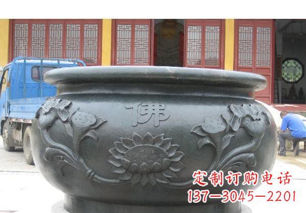 郑州水缸寺庙铜雕 (2)