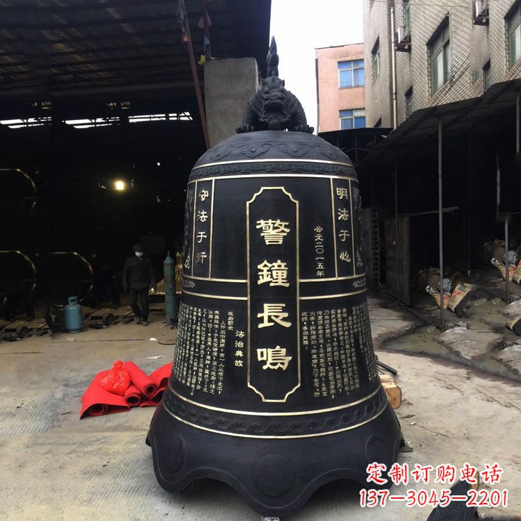 郑州寺庙铜钟雕塑