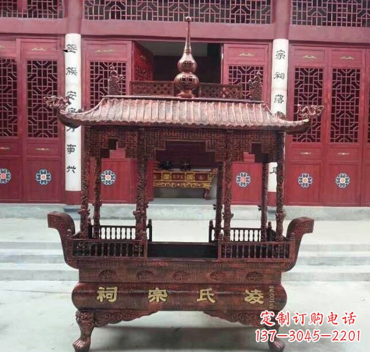 郑州寺庙香炉铜雕