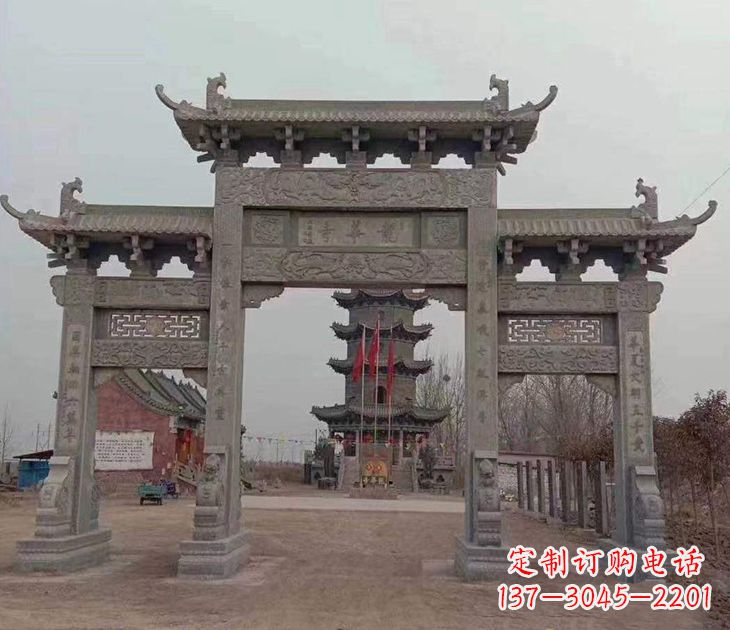 郑州寺院石牌坊