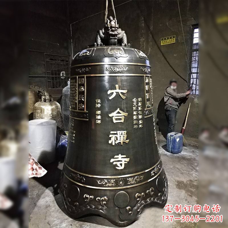 郑州寺院铸铜铜钟