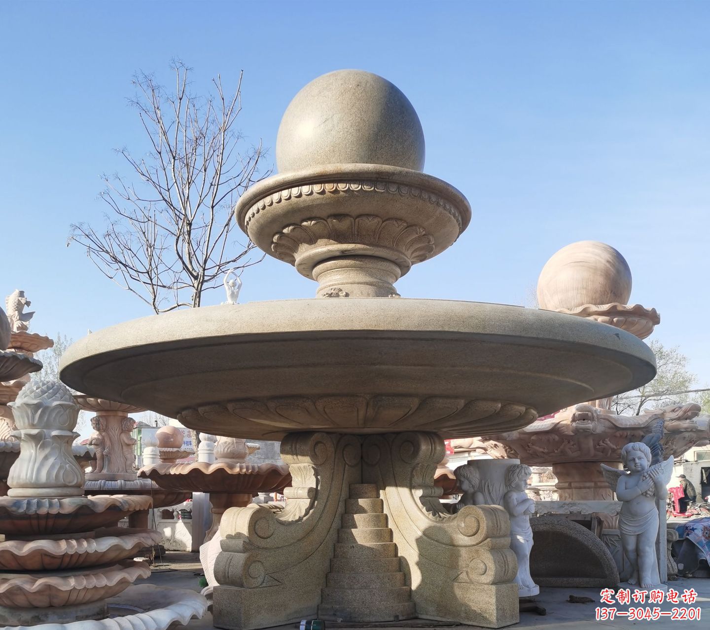 郑州松香玉大理石风水球