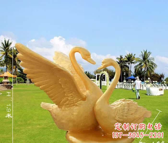 郑州天鹅铜雕