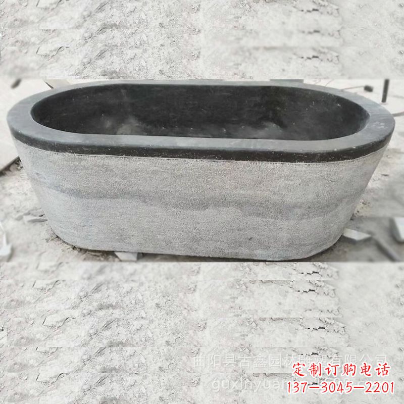 郑州庭院养鱼石雕水槽