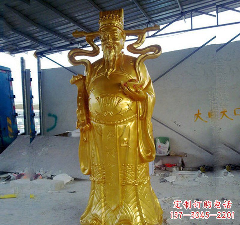 郑州铜雕财神雕像