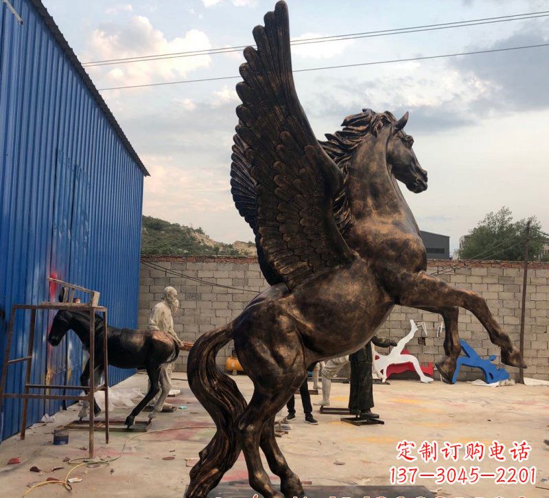 郑州铜雕飞马雕塑