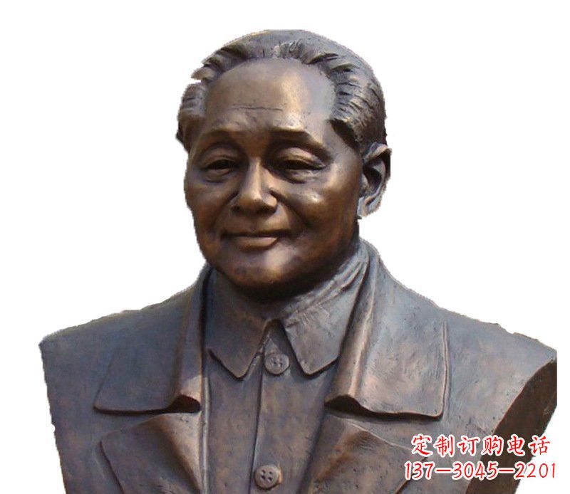 郑州铜雕广场纪念伟人邓小平雕塑