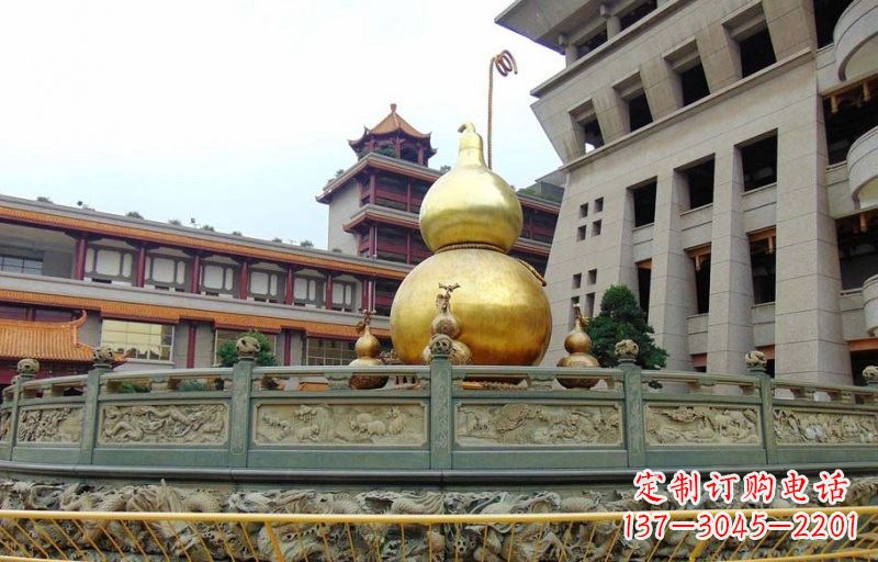 郑州铜雕葫芦公园景观雕塑