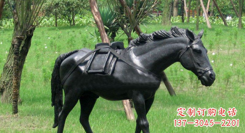 郑州铜雕马公园动物雕塑 (2)