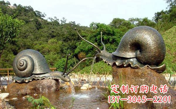 郑州铜雕喷水蜗牛