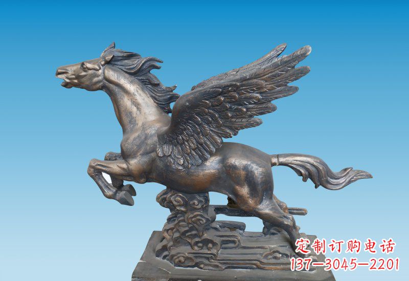 郑州铜雕企业飞马