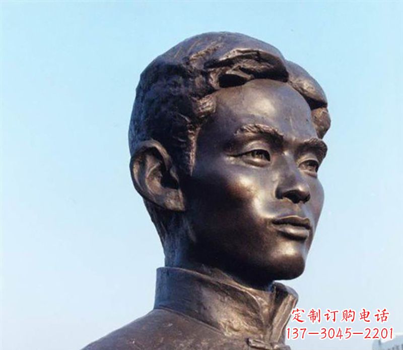 郑州铜雕人物头像