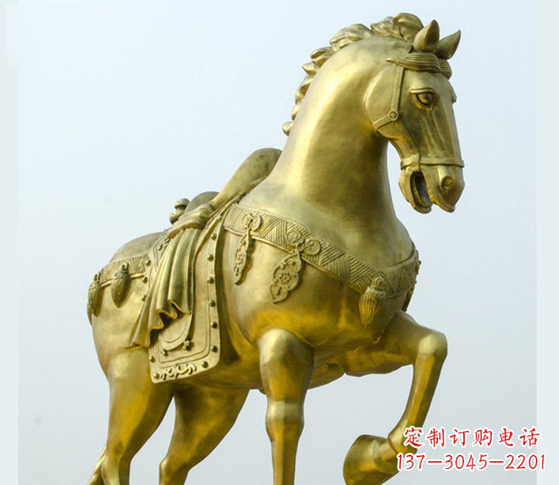郑州铜雕商场招财动物马雕塑