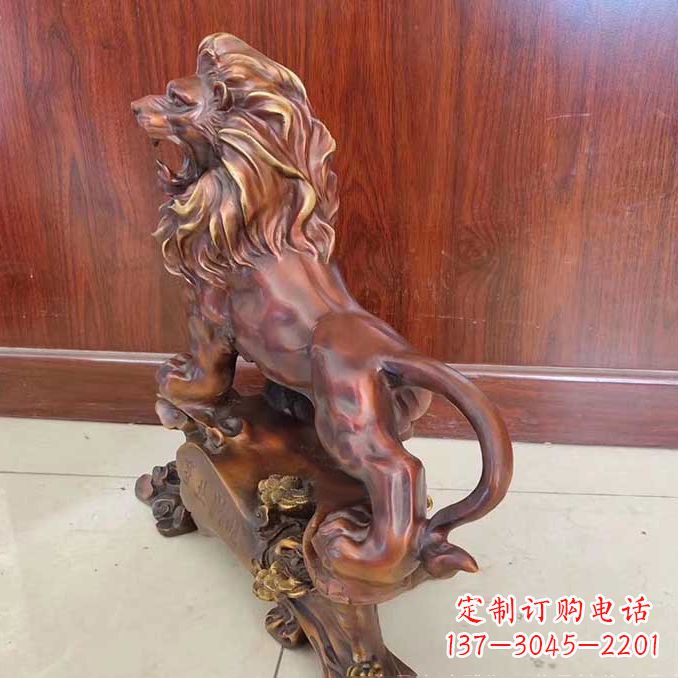 郑州铜雕狮子动物雕塑摆件
