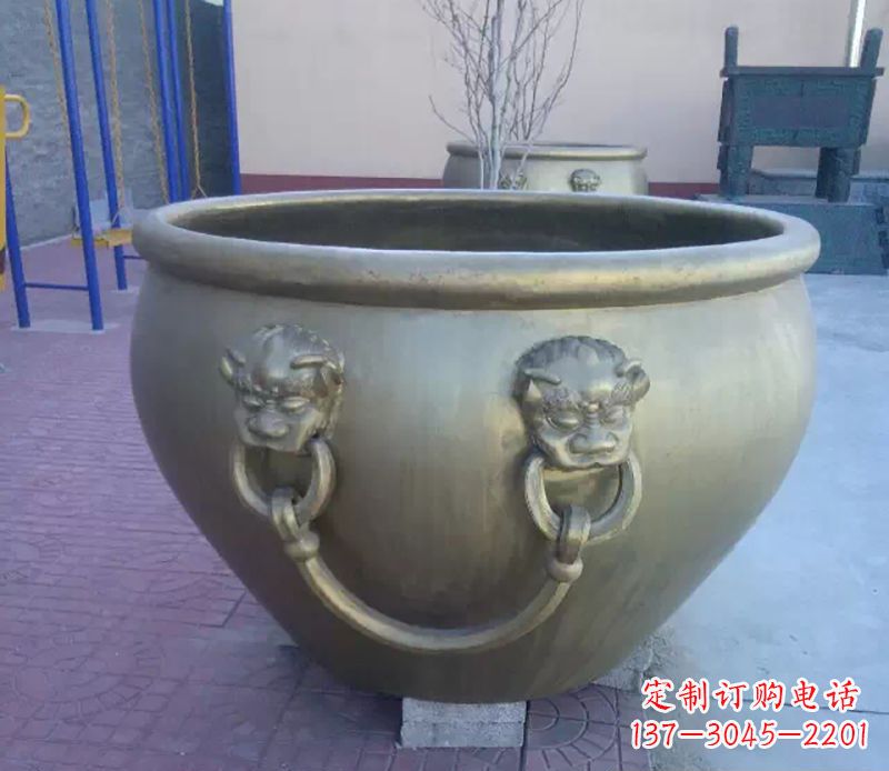 郑州铜雕水缸