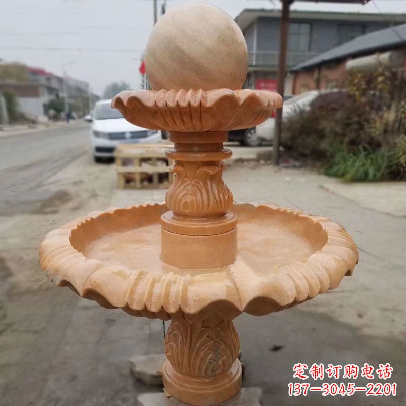郑州晚霞红风水球
