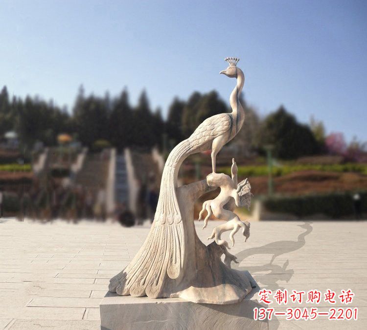 郑州晚霞红孔雀石雕