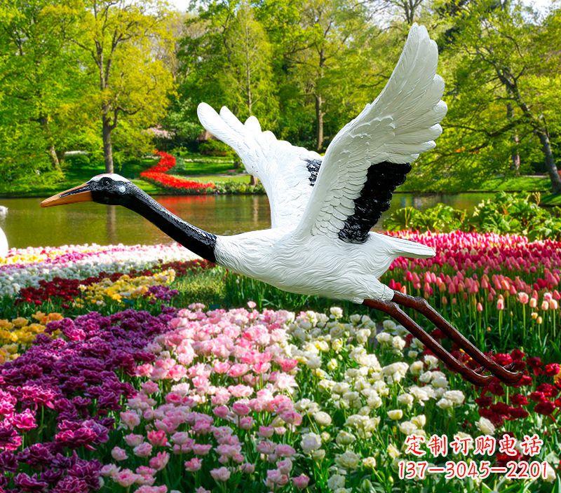 郑州仙鹤雕塑灯