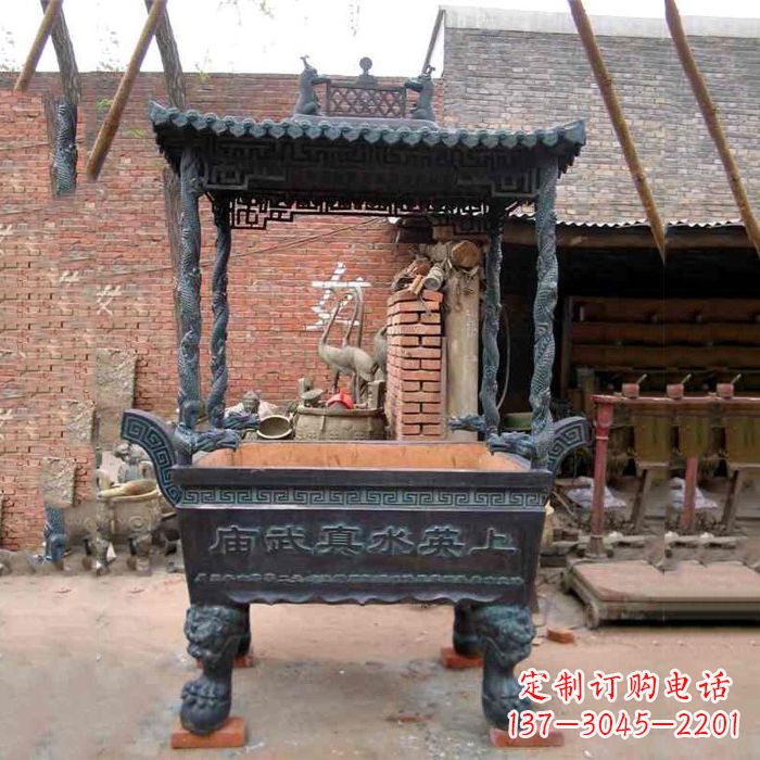 郑州现代铜香炉