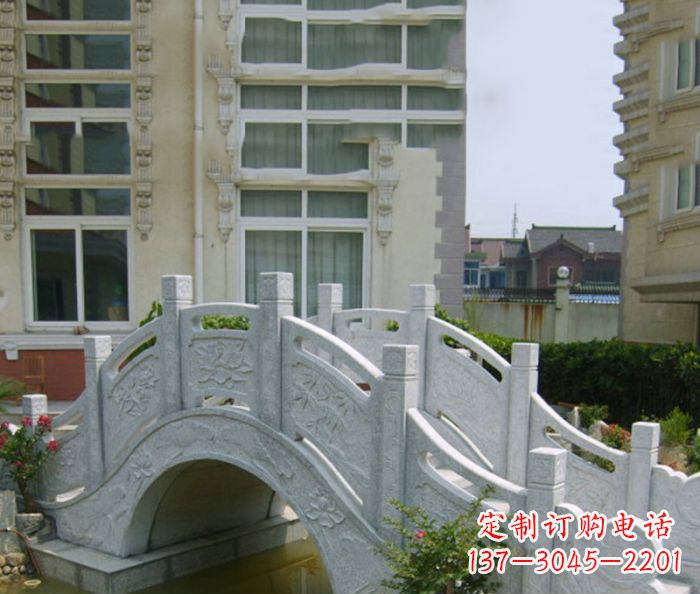 郑州小区景观大理石拱桥 (2)