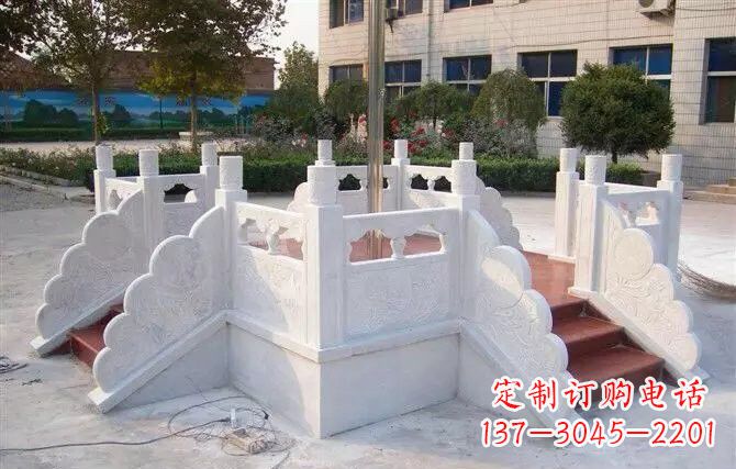 郑州校园汉白玉升旗台