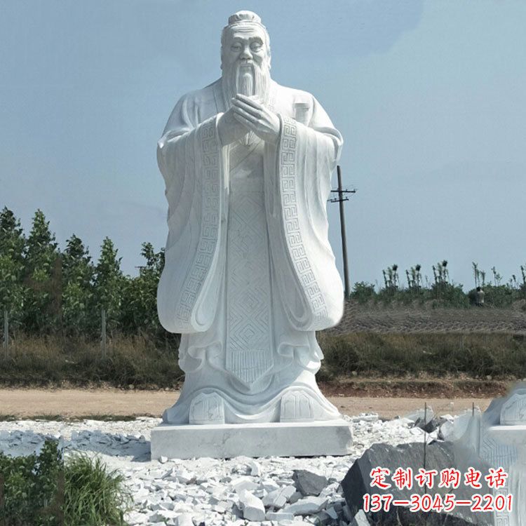 郑州校园孔子人物雕像