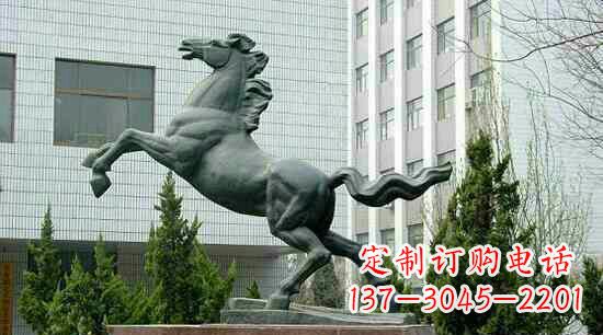郑州校园龙马精神铜雕