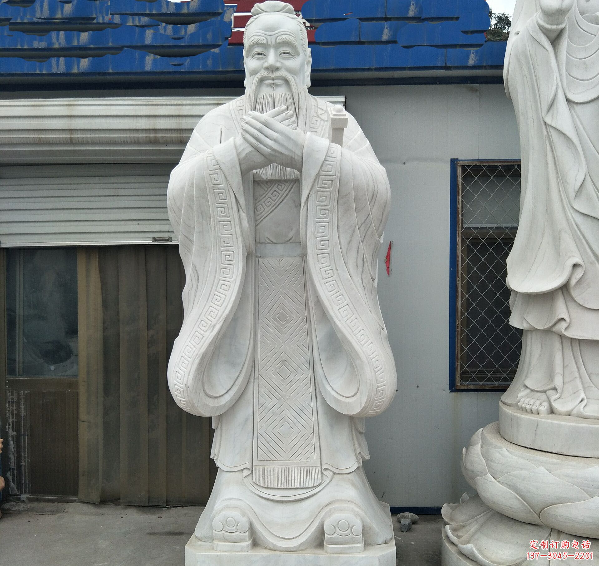 郑州学校礼仪孔子石雕