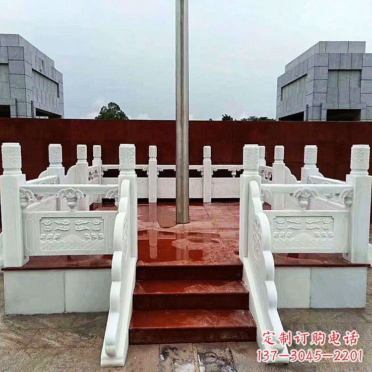 郑州学校石雕升旗台
