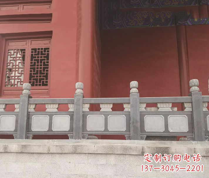 郑州园林仿古石栏板景观石雕 (8)
