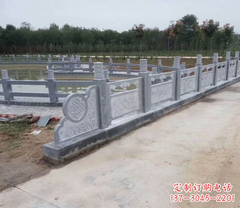 郑州园林仿古石栏板景观石雕 (11)