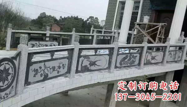 郑州园林仿古石栏板景观石雕 (10)