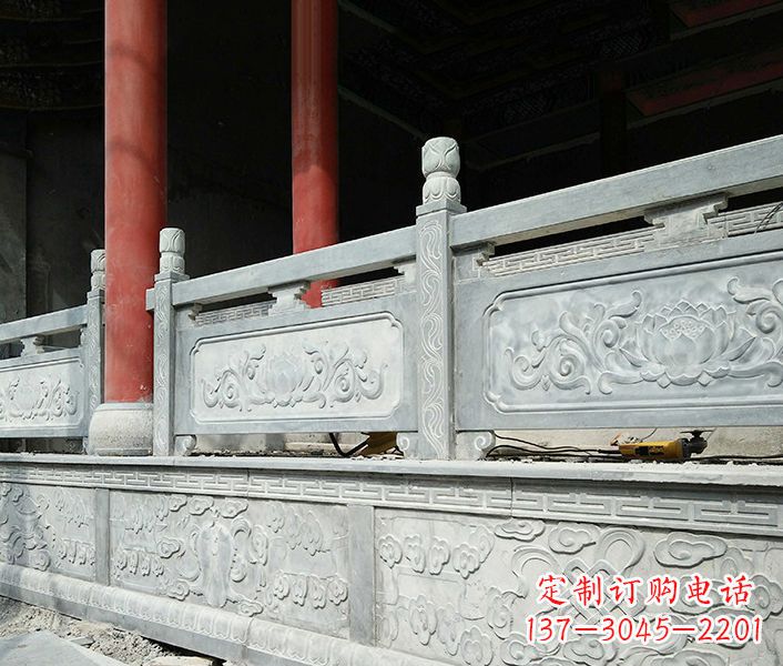 郑州园林仿古石栏板景观石雕_1 (3)