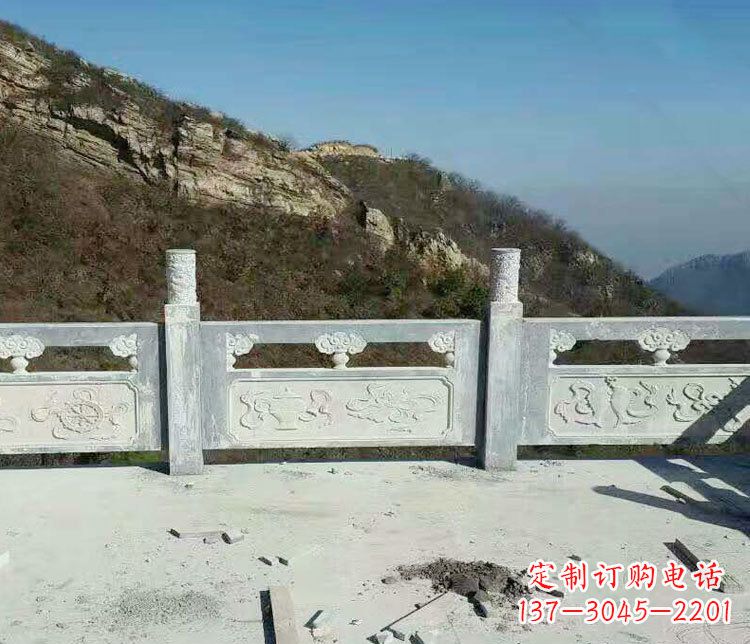 郑州园林仿古石栏板景观石雕_2 (3)